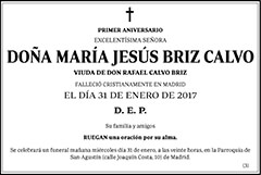 María Jesús Briz Calvo